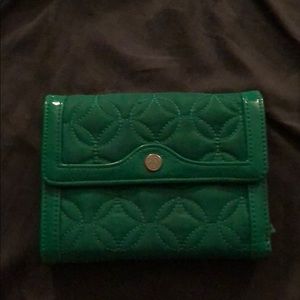 Vera Bradley Bags - Green Vera Bradley wallet Vera Bradley Bags - Green Vera Bradley wallet